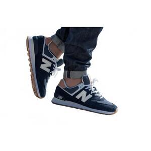 New Balance 574 Natural Indigo Mahogany Sneakers ML574TYA Men’s Size 14